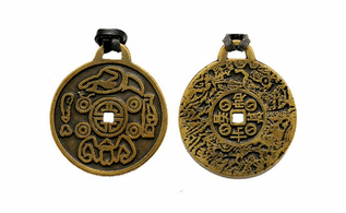 császári amulett mindkét oldalon